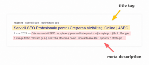 Optimizare SEO meta title