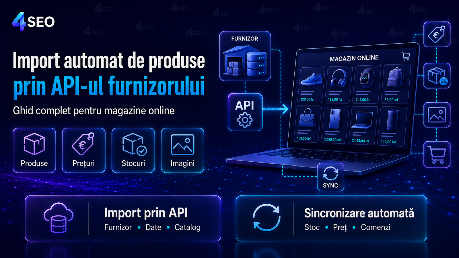 import automat produse api furnizor