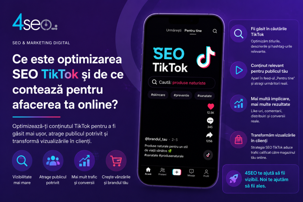 Optimizare SEO TikTok pentru a atrage clienții către site-ul tău
