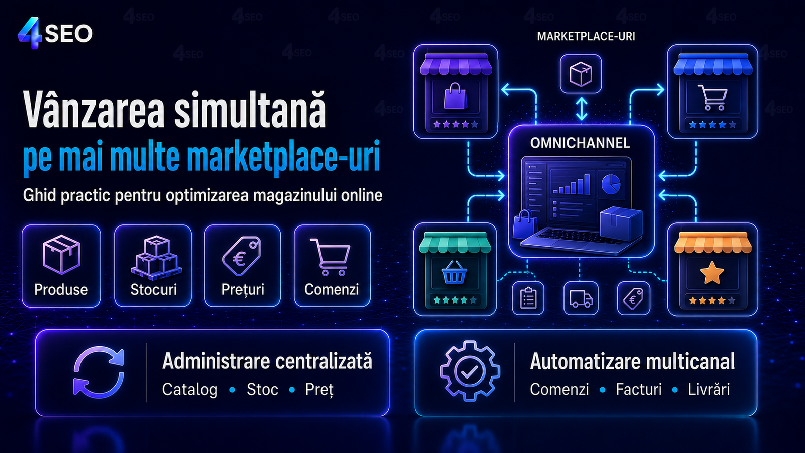 Vânzarea simultană pe mai multe marketplace-uri: ghid practic pentru optimizarea magazinului online